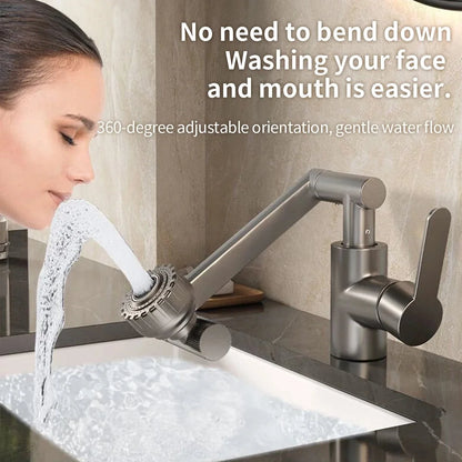 Kitchen Faucet 360° Swivel Arm Dual Spray Modes