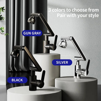 Kitchen Faucet 360° Swivel Arm Dual Spray Modes