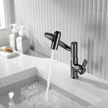 Kitchen Faucet 360° Swivel Height-Adjustable Temperature Display