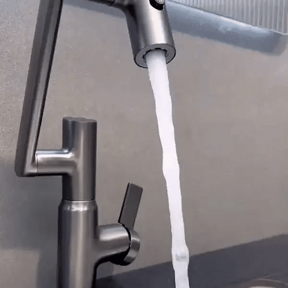 Kitchen Faucet 360° Swivel Height-Adjustable Temperature Display