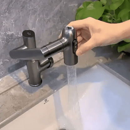 Kitchen Faucet 360° Swivel Height-Adjustable Temperature Display