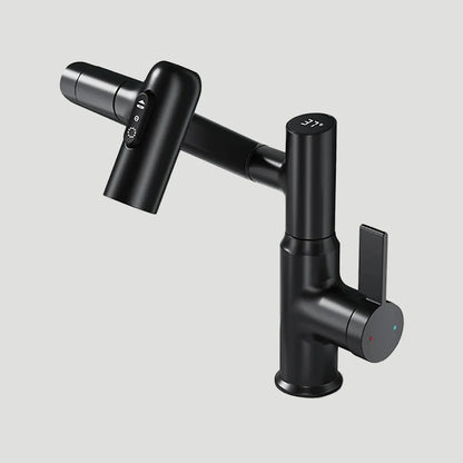 Kitchen Faucet 360° Swivel Height-Adjustable Temperature Display