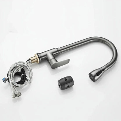 Kitchen Faucet Pull-Out Spray Head 360° Swivel Spout