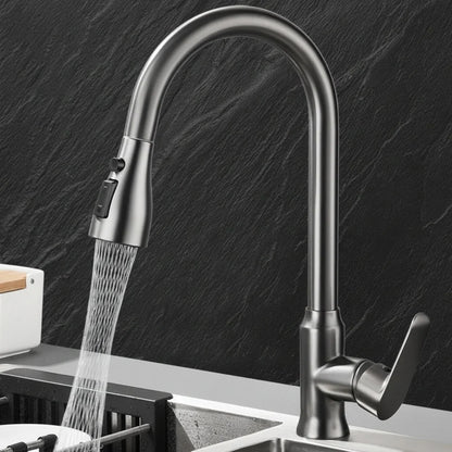 Kitchen Faucet Pull-Out Spray Head 360° Swivel Spout