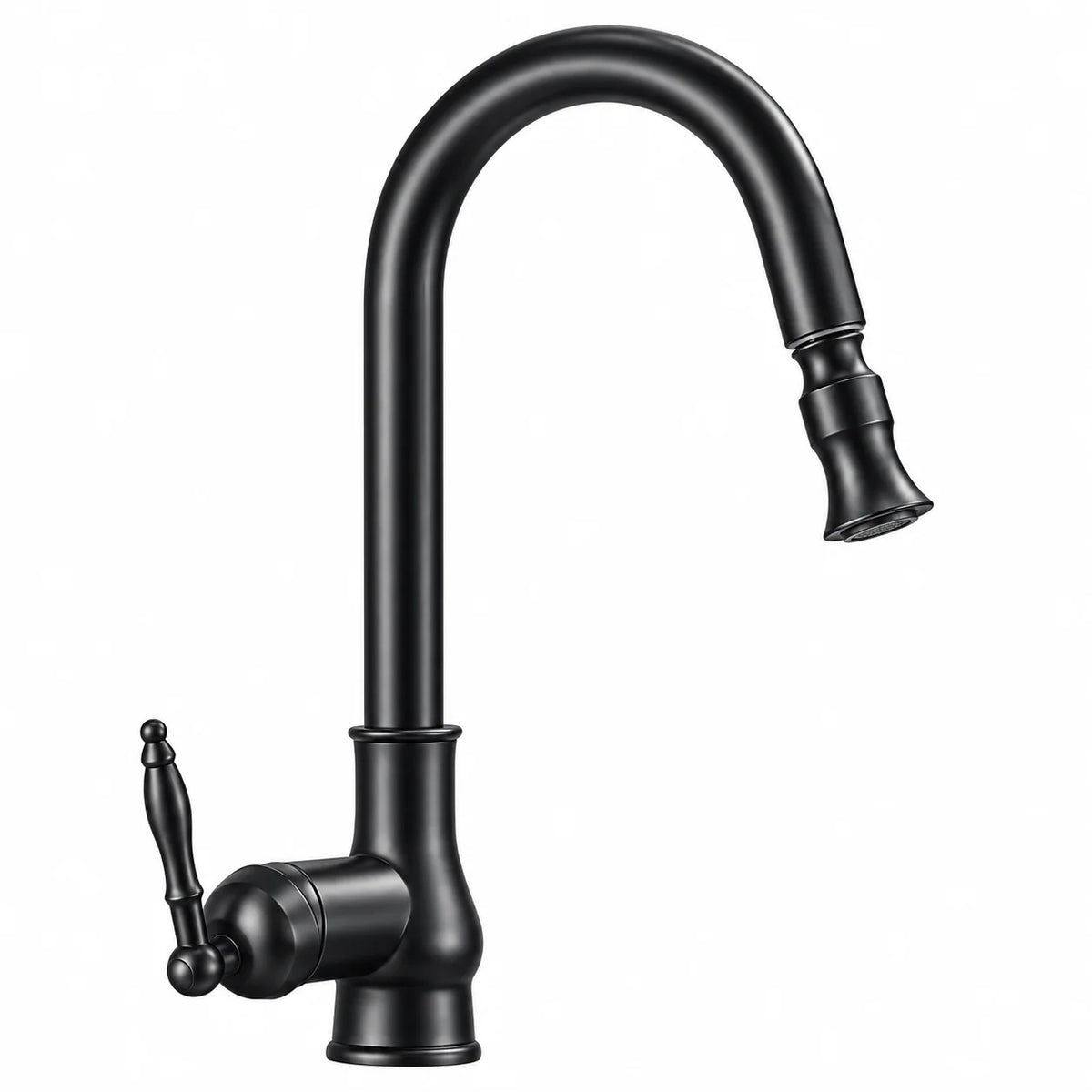 Kitchen Faucet Solid Brass Pull-Down Flexible Spray Head