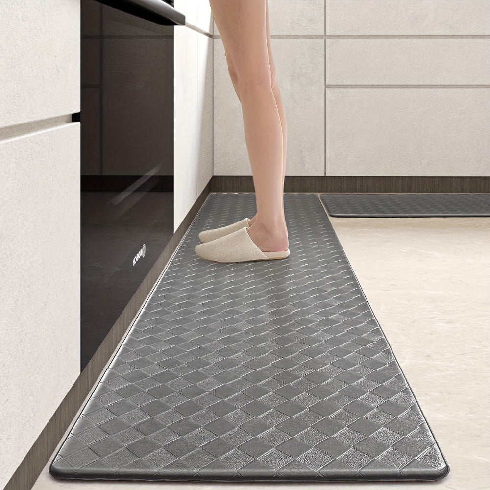 Kitchen Mat Anti-Fatigue Cushioned Waterproof & Non-Slip