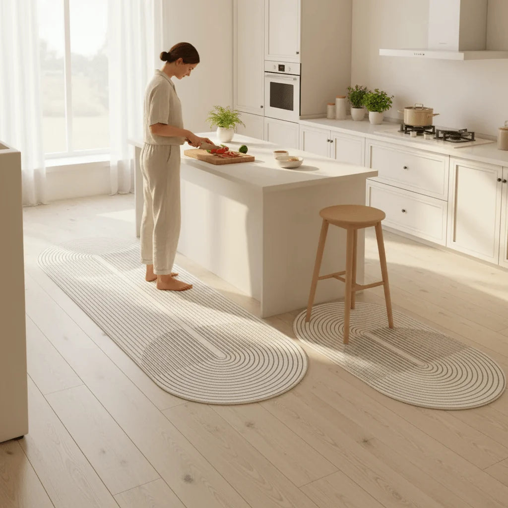 Kitchen Mat Cushioned Non-Slip Water-Repellent Surface