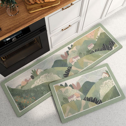 Kitchen Mat Cushioned Quick-Dry Absorbent Rubber Base