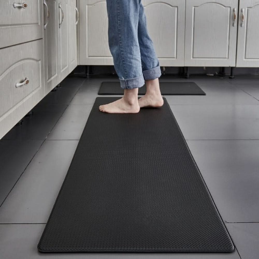Kitchen Mat Ergonomic Anti-Fatigue Cushioning Non-Slip Surface & Easy-Clean Design