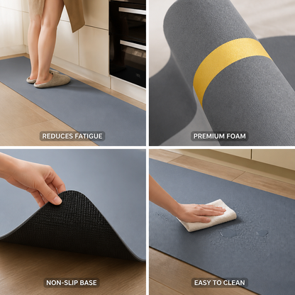Kitchen Mat Ergonomic Foam Non-Slip Base