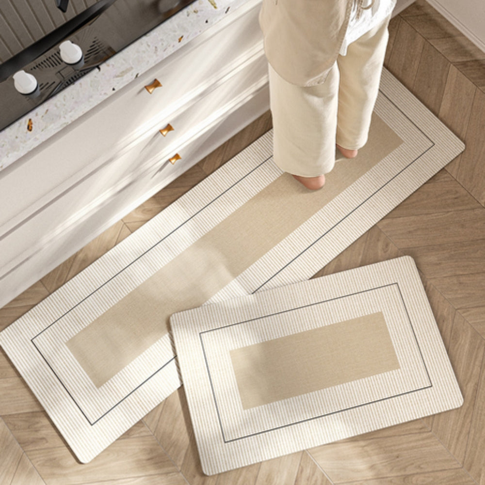 Kitchen Mat Microfiber Non-Slip & Water-Resistant