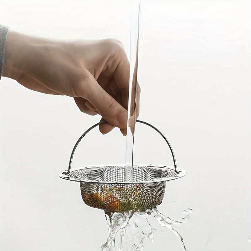 Kitchen Sink Strainer Fine Mesh Easy-Remove Handle