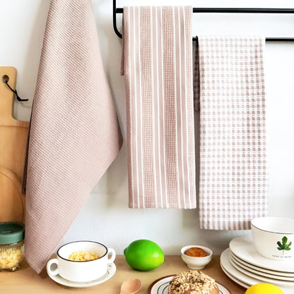 Kitchen Tea Towels Quick-Dry Microfiber Eco-Friendly Set of 3