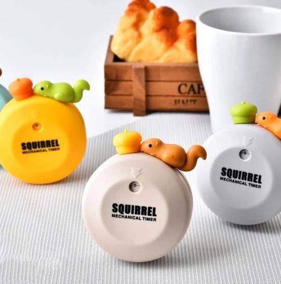 Kitchen Timer Magnetic Dial Cute Animal Design