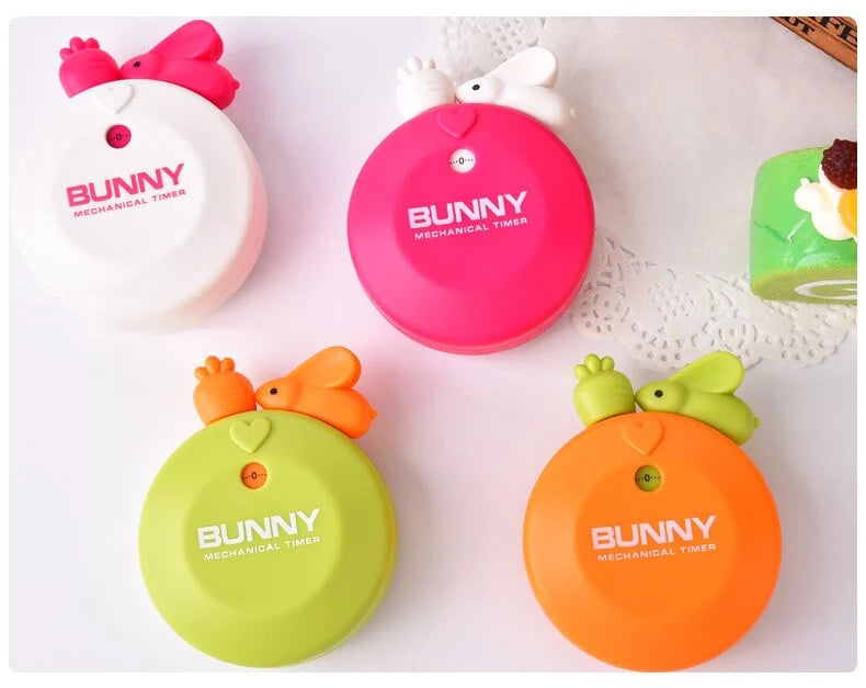Kitchen Timer Magnetic Dial Cute Animal Design
