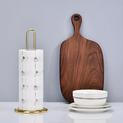 Kitchen Tissue Roll Holder Iron One-Hand Tear