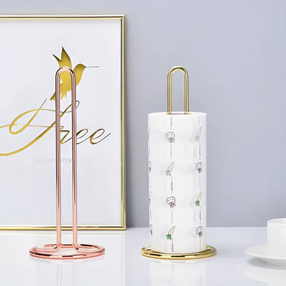 Kitchen Tissue Roll Holder Iron One-Hand Tear
