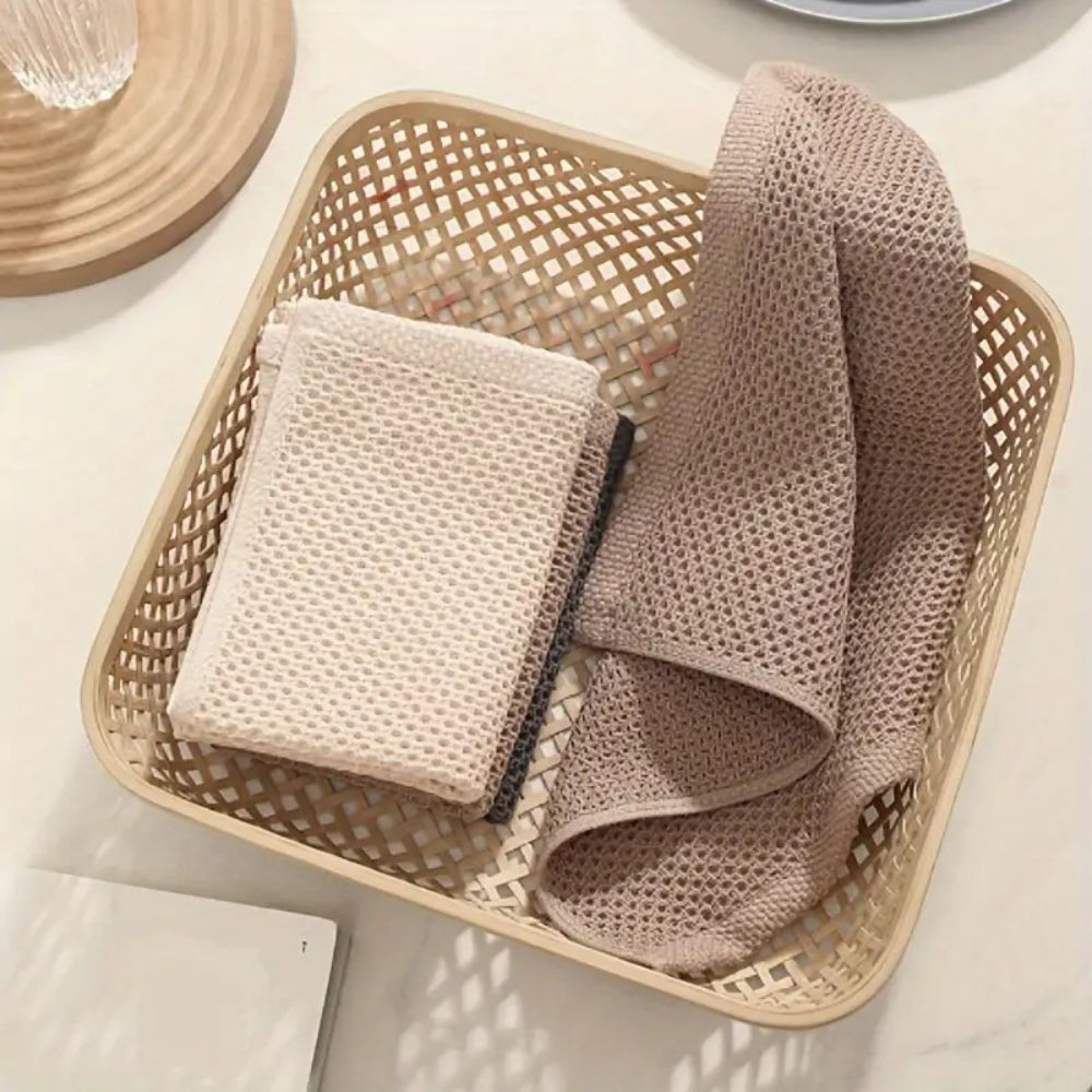 Kitchen Towel 100% Cotton Honeycomb Quick-Drying
