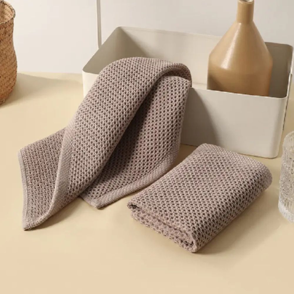 Kitchen Towel 100% Cotton Honeycomb Quick-Drying