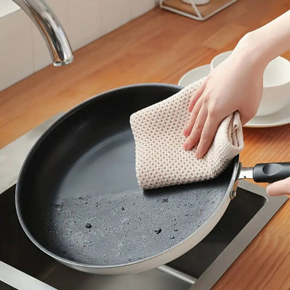 Kitchen Towel 100% Cotton Honeycomb Quick-Drying