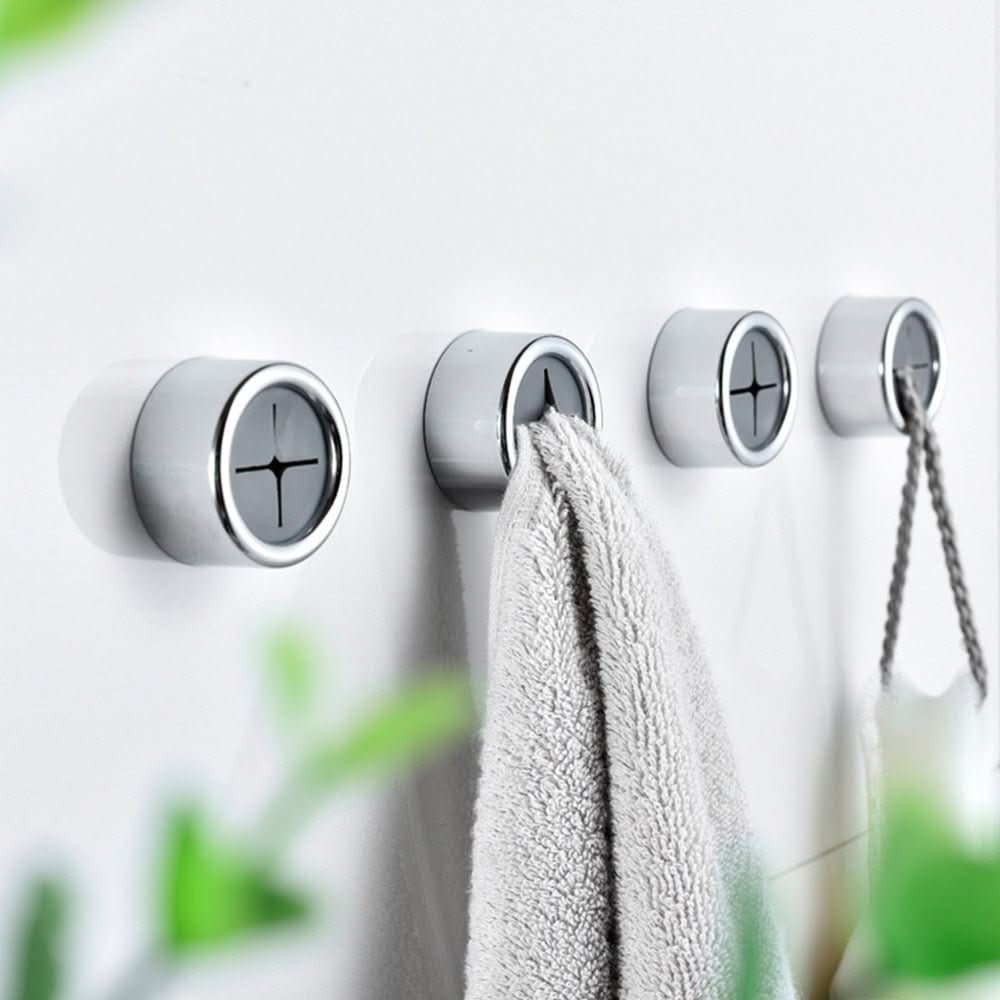 Kitchen Towel Clips Adhesive Tool-Free Set of 4