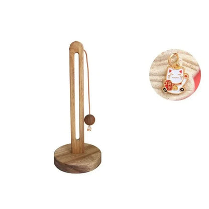 Kitchen Towel Holder Solid Wood Space-Saving