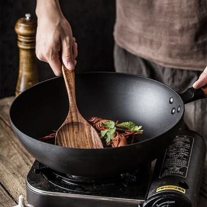 Kitchen Utensil Set Teak Wood Heat-Resistant & Scratch-Free