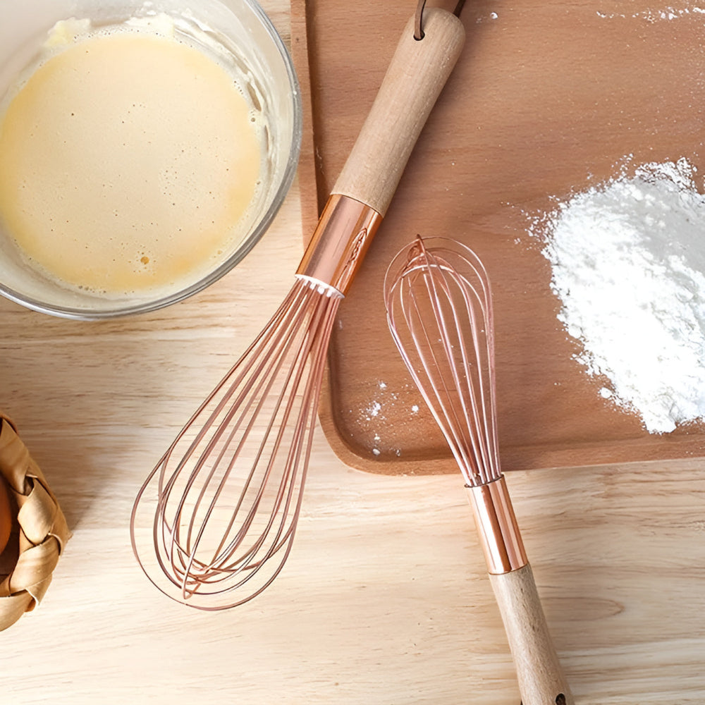 Kitchen Whisk Stainless Steel Ergonomic Handle & Hanging Loop