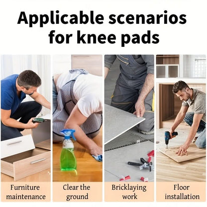 Knee Pads Padded Foam Adjustable Straps Lightweight Flexible