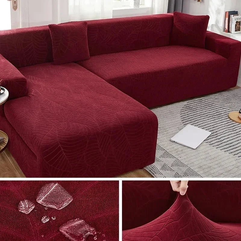 L-Shaped Sofa Cover Polyester Machine-Washable Stain & Pet Hair Protection