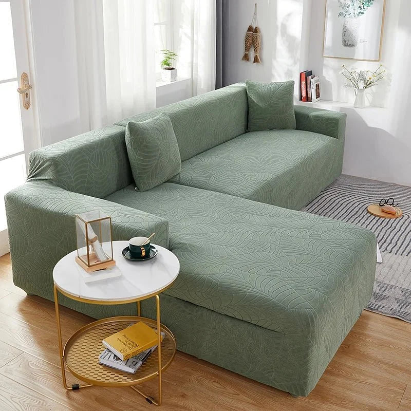 L-Shaped Sofa Cover Polyester Machine-Washable Stain & Pet Hair Protection