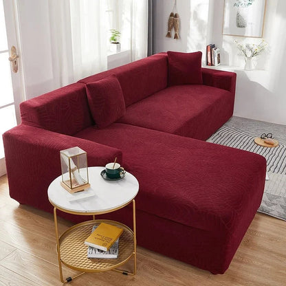 L-Shaped Sofa Cover Polyester Machine-Washable Stain & Pet Hair Protection