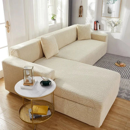 L-Shaped Sofa Cover Polyester Machine-Washable Stain & Pet Hair Protection