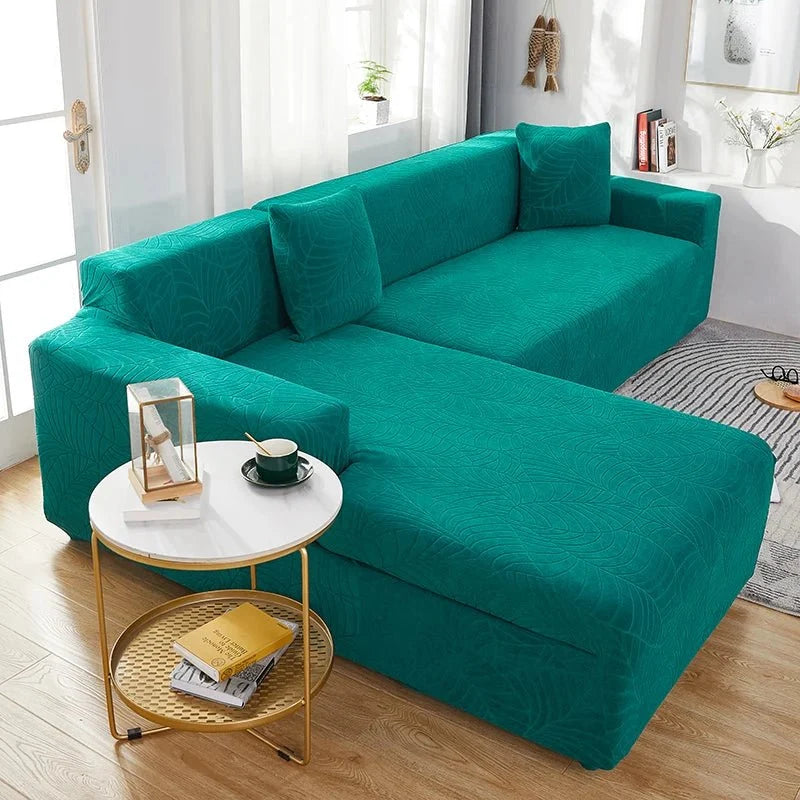 L-Shaped Sofa Cover Polyester Machine-Washable Stain & Pet Hair Protection