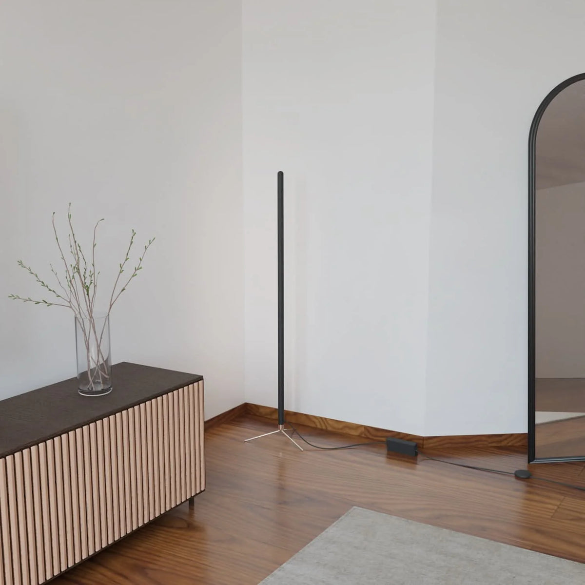 LED Floor Lamp Dimmable Color Temperature Remote Control