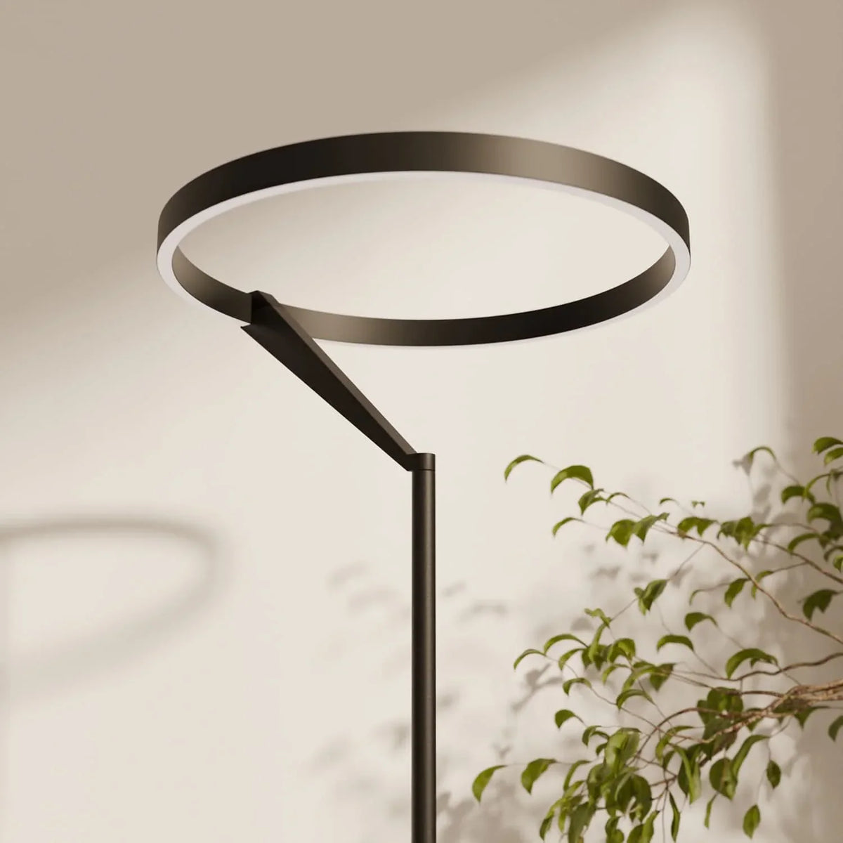 LED Floor Lamp Dimmable Warm-to-Cool Light Remote & App Control