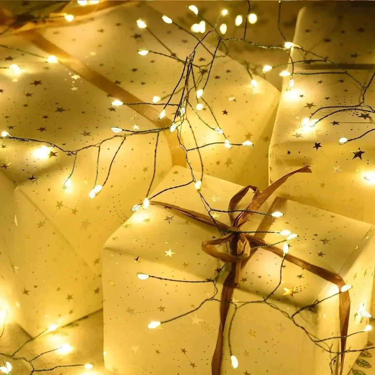 LED String Lights Firework Effect Remote Control Waterproof