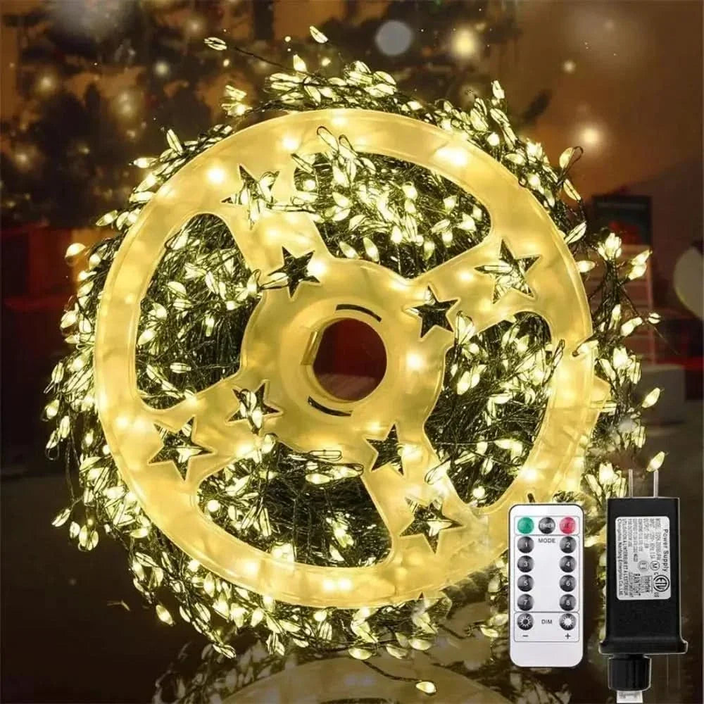 LED String Lights Firework Effect Remote Control Waterproof