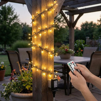 LED String Lights Firework Effect Remote Control Waterproof