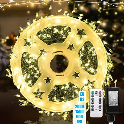 LED String Lights Firework Effect Remote Control Waterproof