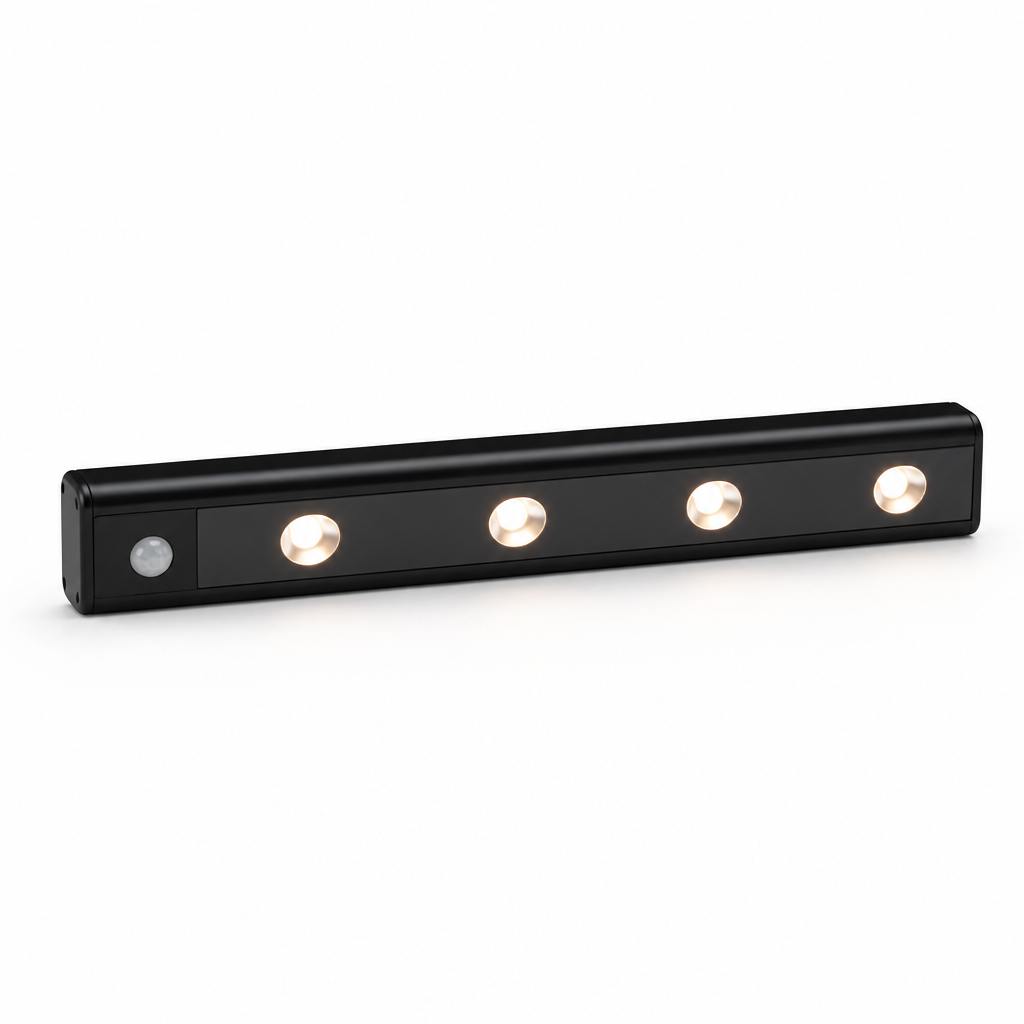 LED Strip Light Motion Sensor USB Rechargeable Magnetic Mount