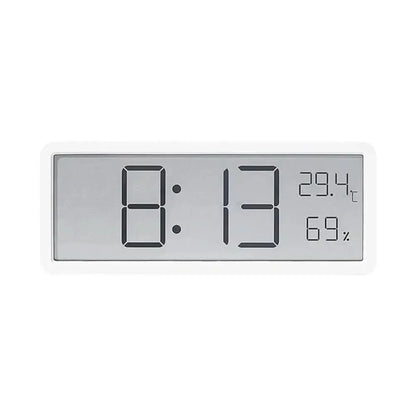 LED Wall Clock Large Digits Temperature & Humidity