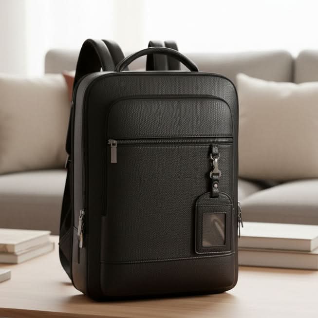 Laptop Backpack Built-In USB Port Fits 15.6 Inch