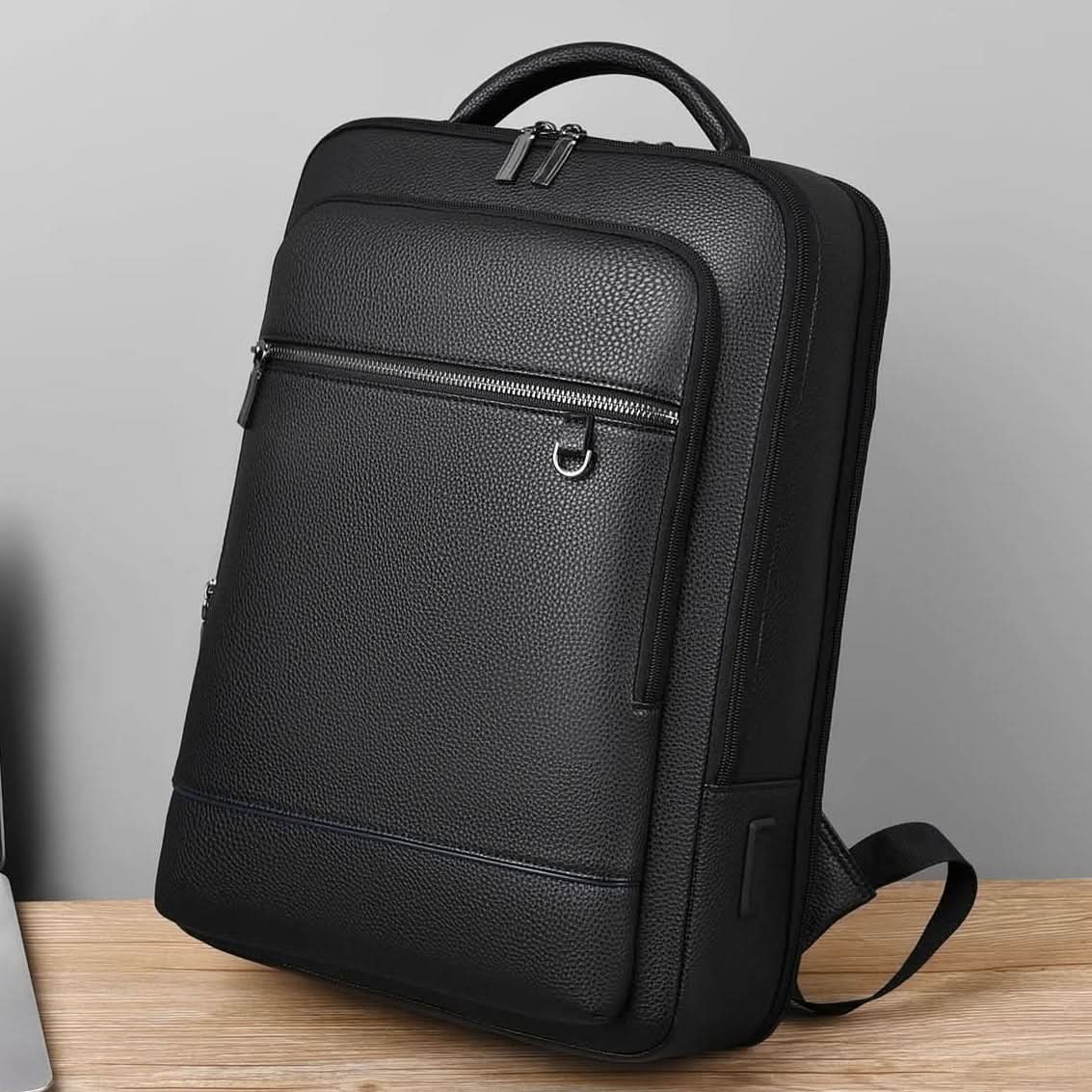 Laptop Backpack Built-In USB Port Fits 15.6 Inch
