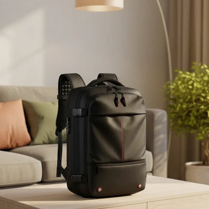 Laptop Backpack Vacuum Compressible & Expandable 17.3-Inch Padded Compartment
