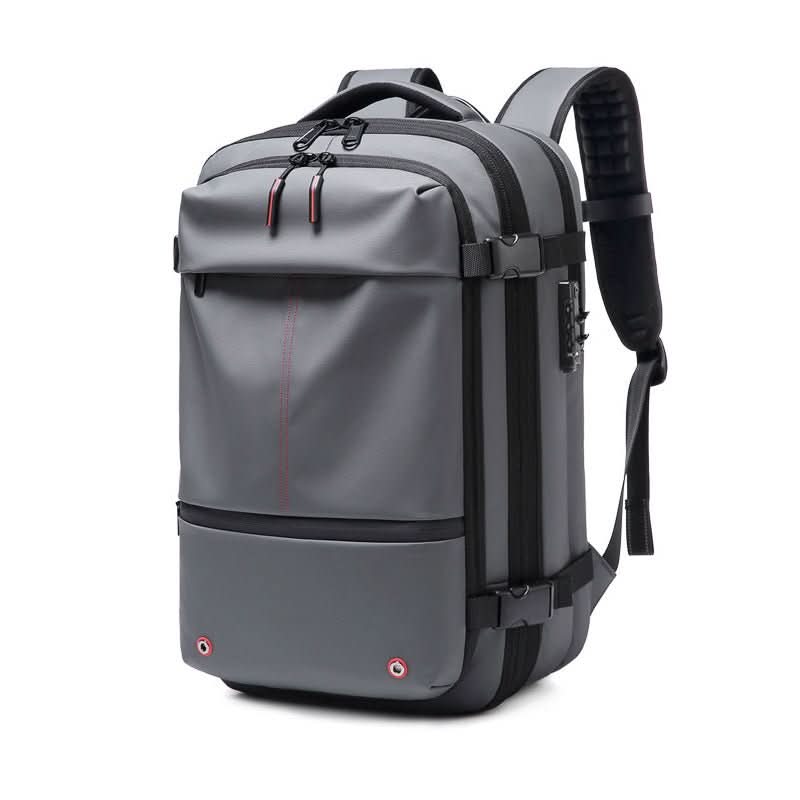 Laptop Backpack Vacuum Compressible & Expandable 17.3-Inch Padded Compartment