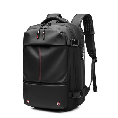 Laptop Backpack Vacuum Compressible & Expandable 17.3-Inch Padded Compartment