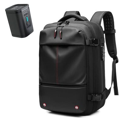 Laptop Backpack Vacuum Compressible & Expandable 17.3-Inch Padded Compartment