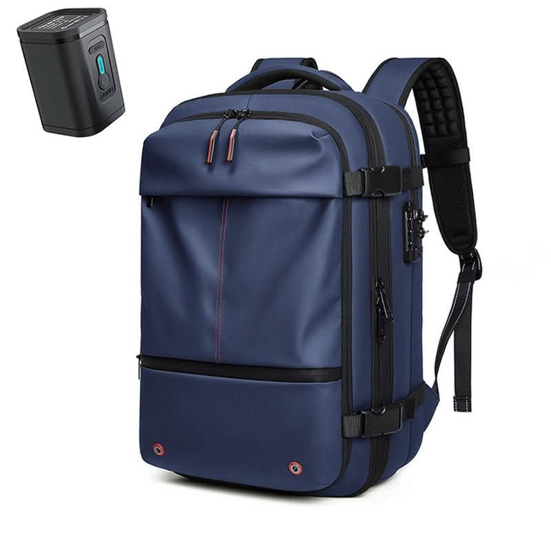 Laptop Backpack Vacuum Compressible & Expandable 17.3-Inch Padded Compartment