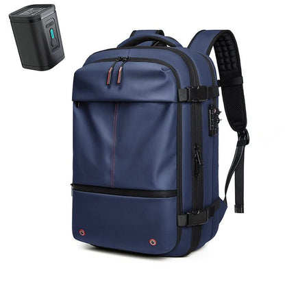 Laptop Backpack Vacuum Compressible & Expandable 17.3-Inch Padded Compartment